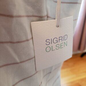SIgrid Olsen Large Striped Shirt